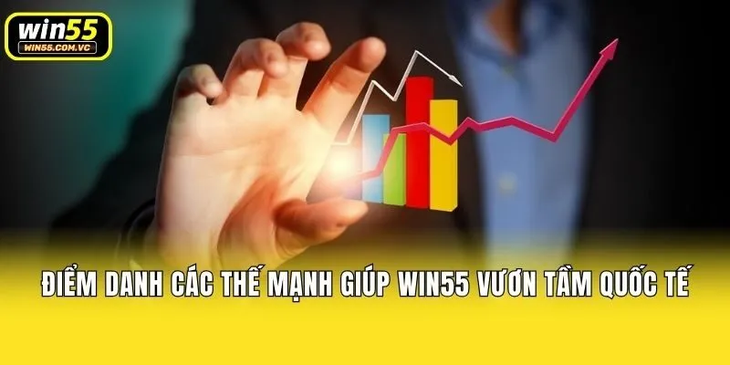 Điểm danh các thế mạnh giúp Win55 vươn tầm quốc tế