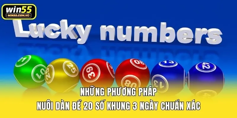 Những phương pháp nuôi dàn đề 20 số khung 3 ngày chuẩn xác