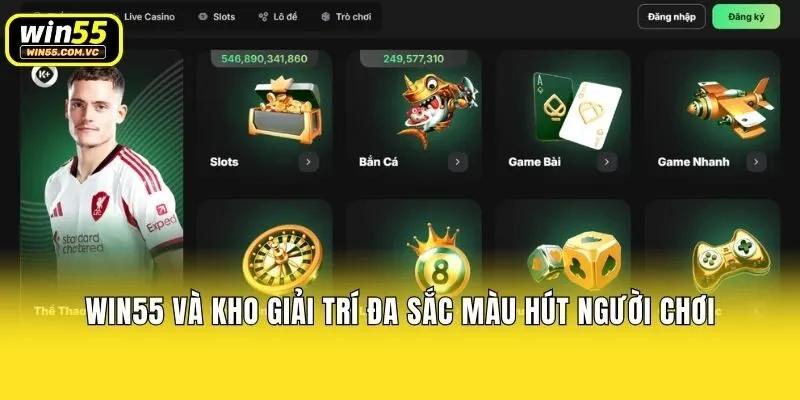Win55 và kho giải trí đa sắc màu hút người chơi